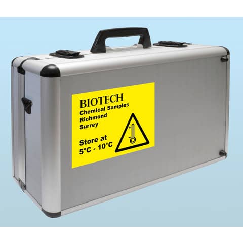 Etichette arancione fluo con angoli arrotondati TICO Copy Laser 47,5x25,5 mm 44 et/foglio - conf. 70 fogli LP4FA-4725
